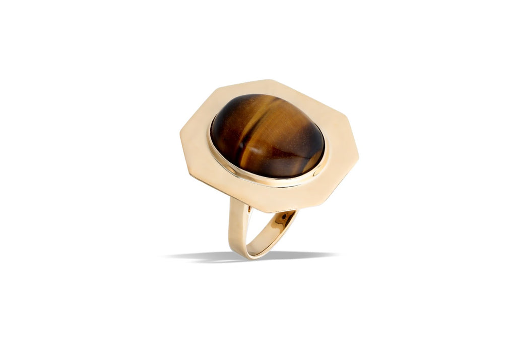 Tiger Eye Buchanan Ring