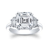 5.5 carat Asscher Cut Ring