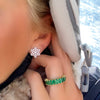 Diamond Snowflake Earrings