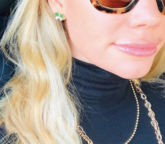 Emerald & Diamond Butterfly Earrings
