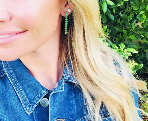 Emerald Trilogy Drop Earrings