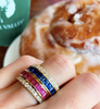 Square-Cut Sapphire Eternity Ring