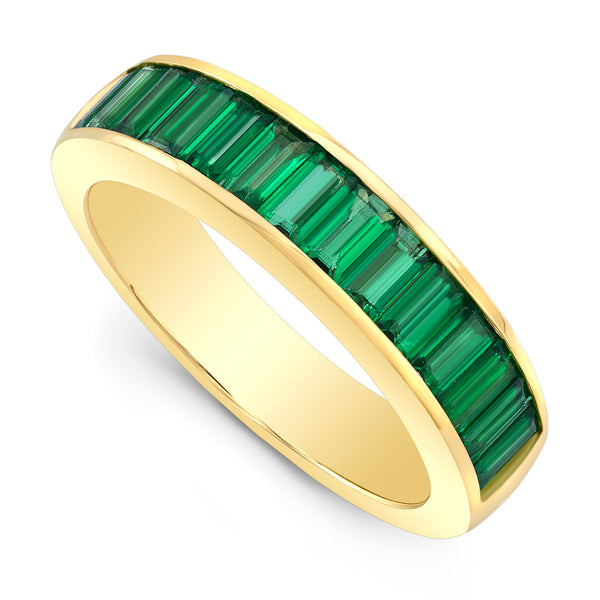 Medium Classic Emerald Baguette Band