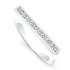 Round Diamond Skinni Ring