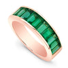 Classic Emerald Baguette Band