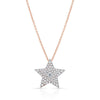 Large Diamond Star Necklace