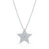 Large Diamond Star Necklace