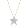 Large Diamond Star Necklace