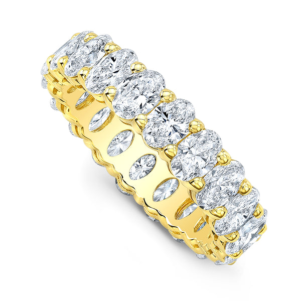 Oval Diamond Eternity Band