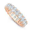 Oval Diamond Eternity Band
