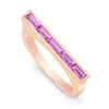 Pink Sapphire Skinni Ring