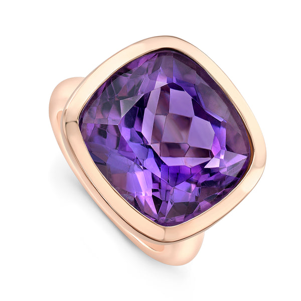 Amethyst Cocktail Ring