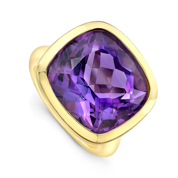 Amethyst Cocktail Ring