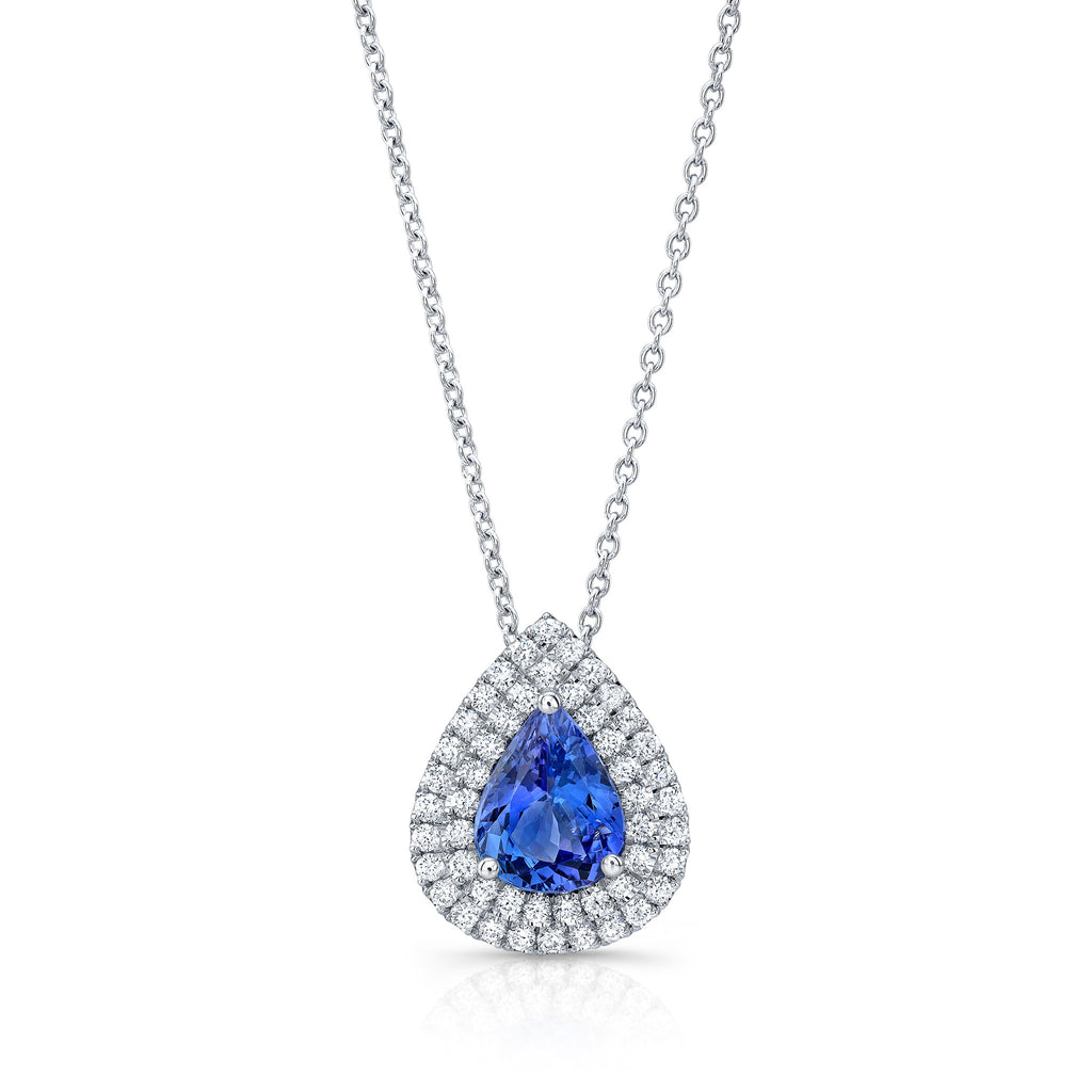 Tanzanite Diamond Necklace