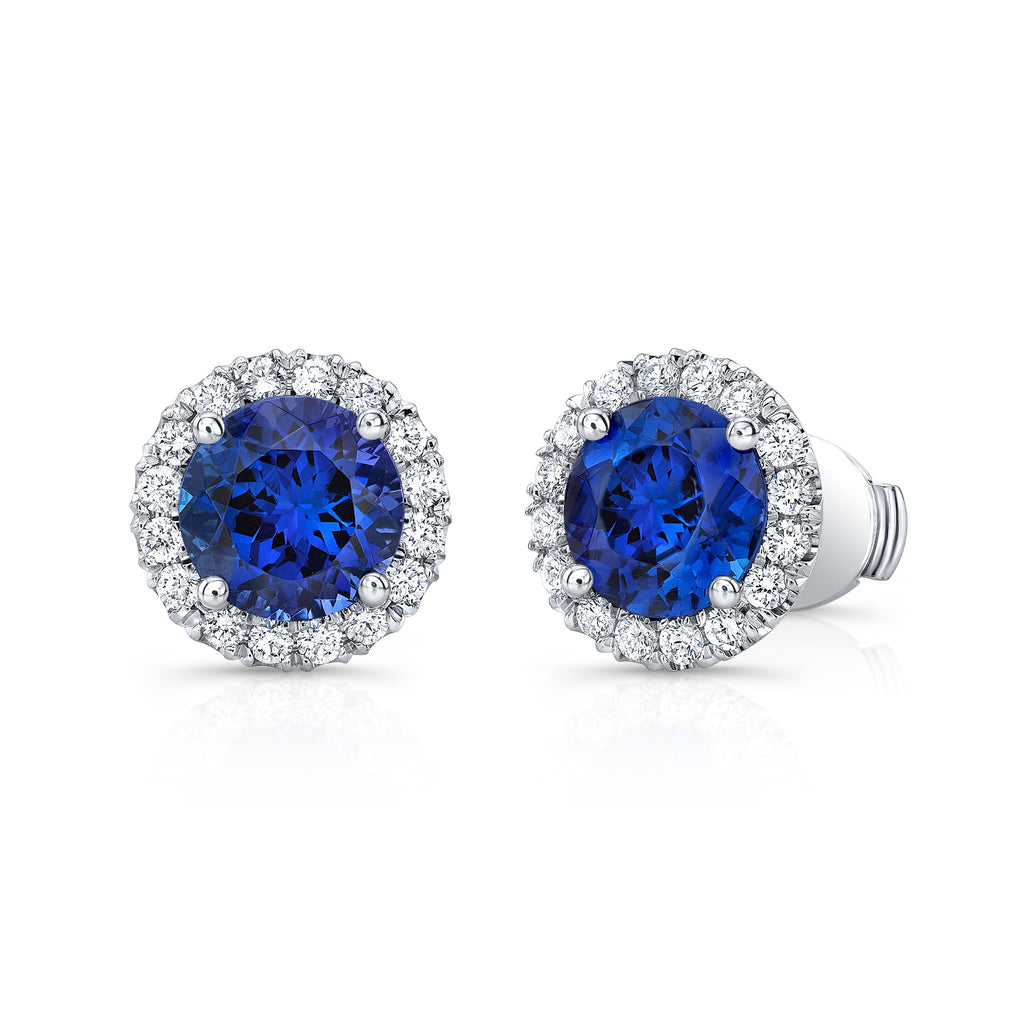 Tanzanite and Diamond Earrings