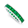 Square Emerald Eternity Ring