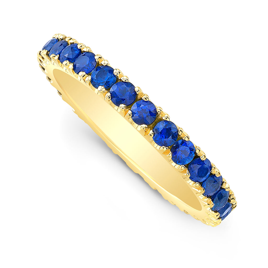 Sapphire Eternity Band