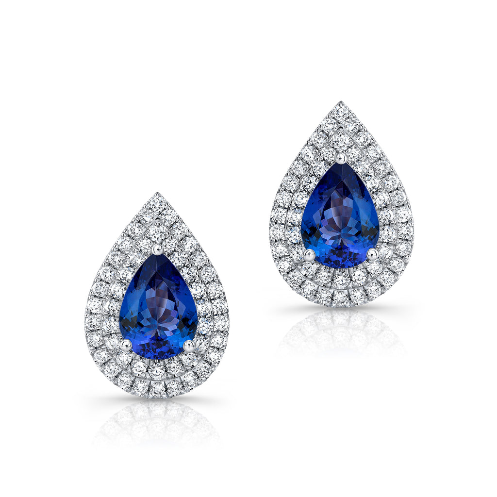 Tanzanite & Diamond Earrings