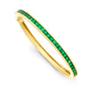 Emerald Infinity Bracelet