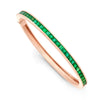 Emerald Infinity Bracelet