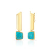 Turquoise Column Earrings