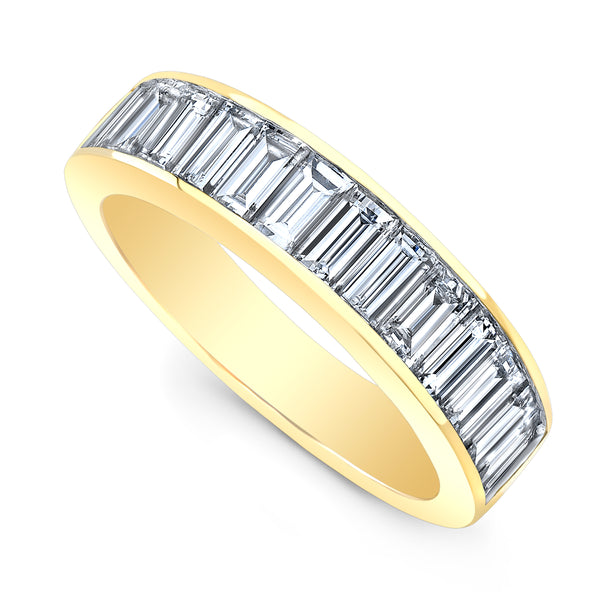 Medium Classic Diamond Baguette Band