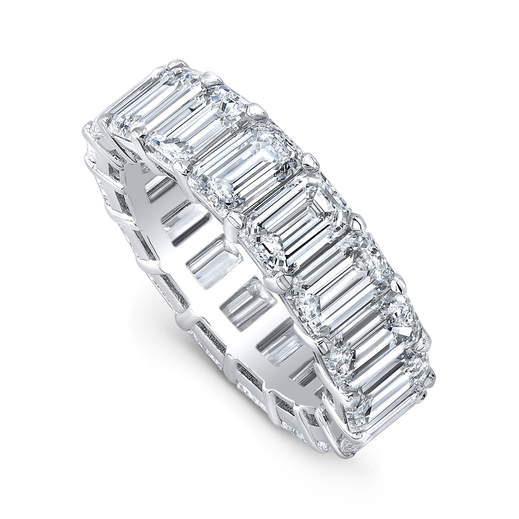 Heirloom Emerald-Cut Diamond Eternity Ring