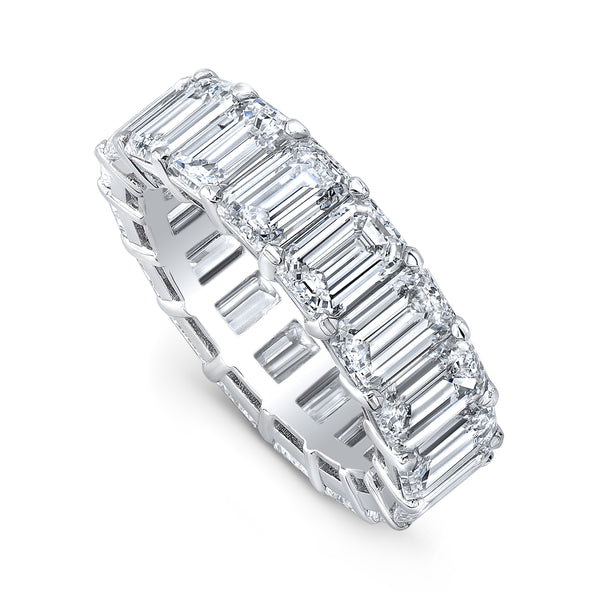 Heirloom Emerald-Cut Diamond Eternity Ring