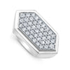 Hexagon Cocktail Ring with Diamonds
