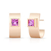 Pink Sapphire Forever Earrings