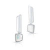Mother-Of-Pearl Column Earrings