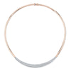Alexandra Jules Diamond Omega Necklace