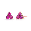 Ruby Trilogy Earrings