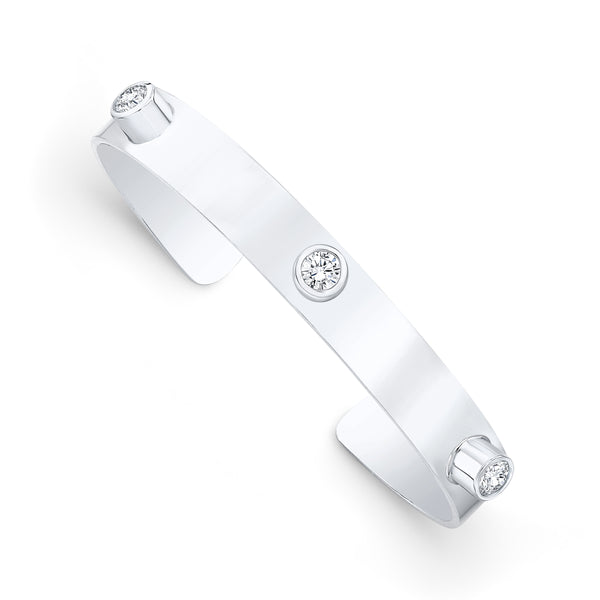 Alexandra Jules Forever Bangle - Round Diamond