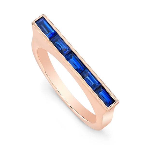 Sapphire Skinni Ring