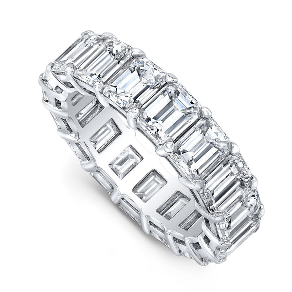 Emerald-Cut Diamond Eternity Band