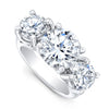 Triple Brilliant Cut Diamond Ring
