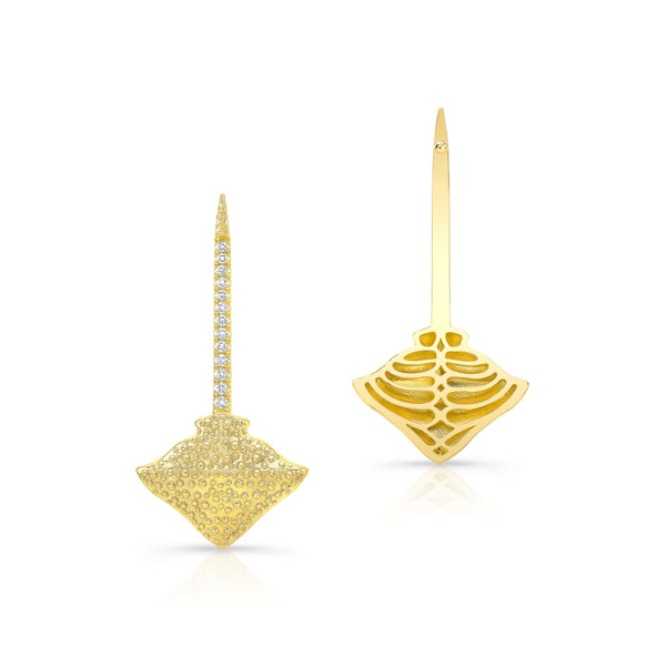 Diamond Stingray Earrings