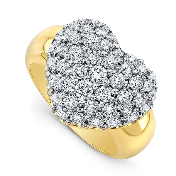 Diamond Heart Ring