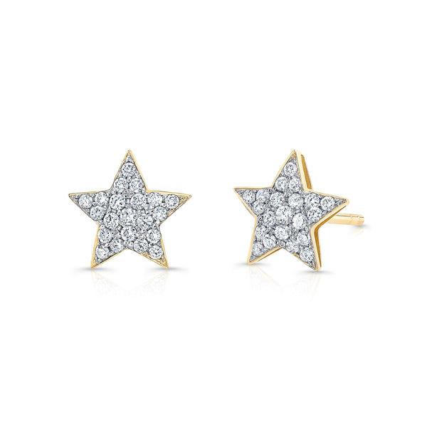 Petite Diamond Star Earrings