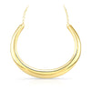 18kt gold dome style necklace