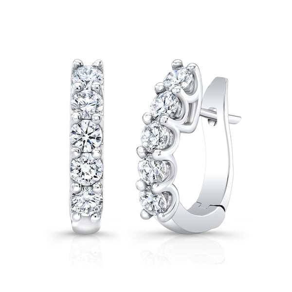 Diamond Hoop Earrings