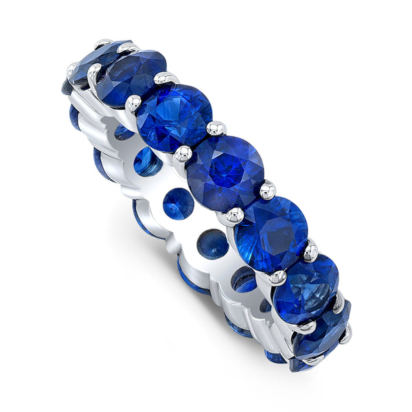 Large Sapphire Eternity Band