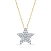 Medium Diamond Star Necklace