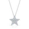 Medium Diamond Star Necklace