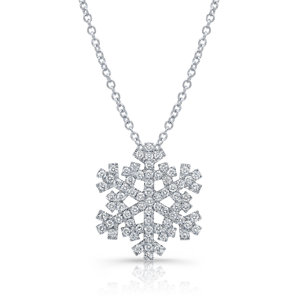 Diamond Snowflake Necklace