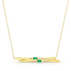 Emerald Ski Necklace