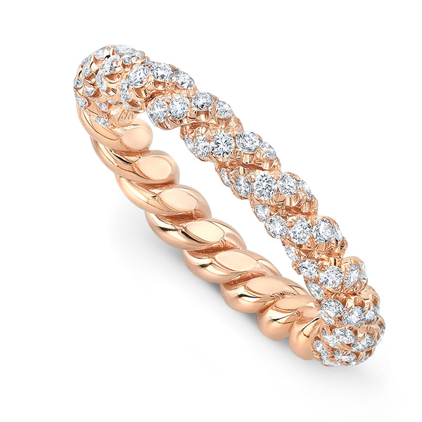 Diamond Rope Ring