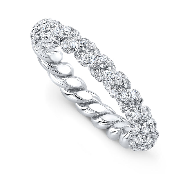 Diamond Rope Ring