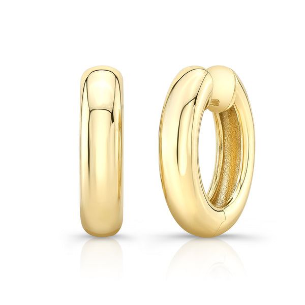 Oval Lassell Hoop Earrings